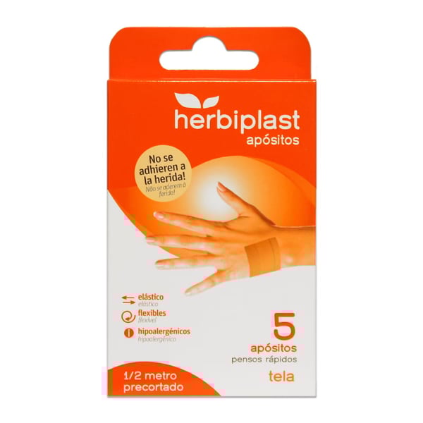 Herbiplast apósitos de teia para feridas 50x 60cm